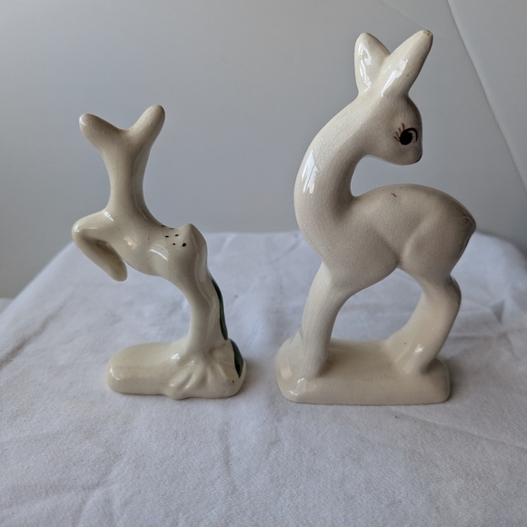 Vintage Rio Hondo California Pottery Ceramic Mother Deer and Baby Doe Figurines - Picture 5 of 14